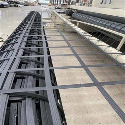 公路铁路路堤路基加固深海作业堤岸用钢塑土工格栅
