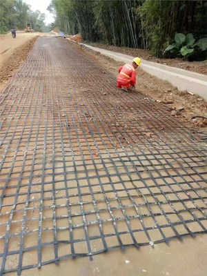 腾路工程材料生产厂家出厂价格直销钢塑土工格栅